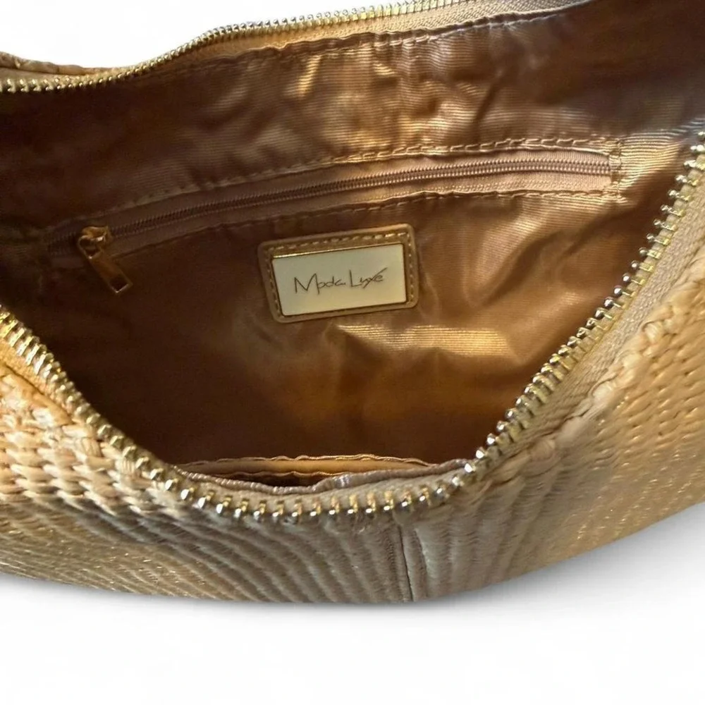 Moda Luxe Natural Straw Hobo‎ Bag